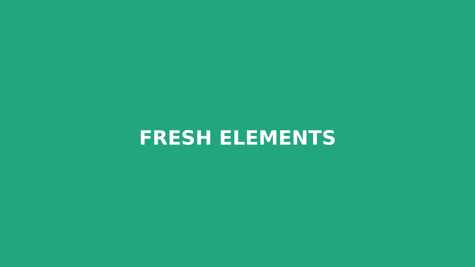 fresh elements